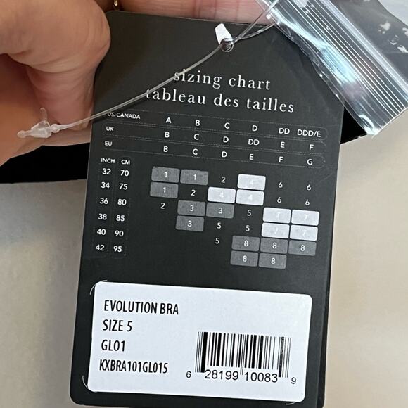 NWT KNIX EVOLUTION BRA Everyday Bra Size 5 36D or 36DD Wireless Bralette - Picture 5 of 10